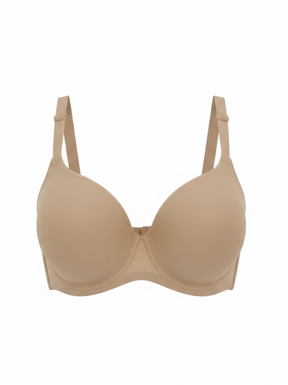 Horisun Seamless Full-Coverage T-Shirt Bra Beige Size XL NWT